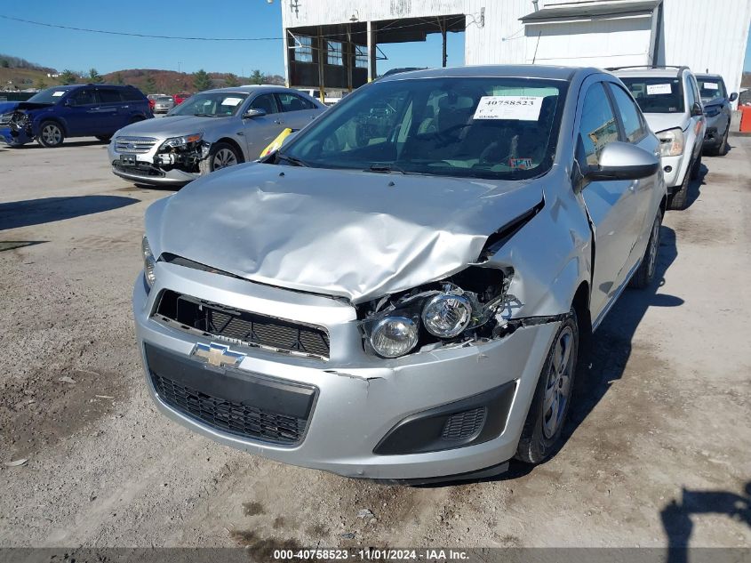 2015 Chevrolet Sonic Ls Manual VIN: 1G1JB5SH5F4127562 Lot: 40758523