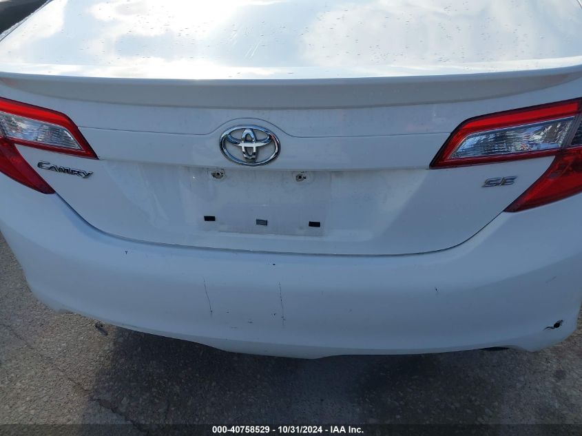 2012 Toyota Camry Se VIN: 4T1BF1FK7CU115693 Lot: 40758529