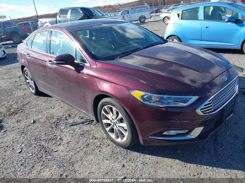 VIN 3FA6P0HD1HR333354 2017 Ford Fusion, SE no.1