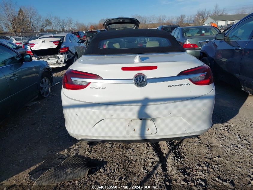 2016 Buick Cascada Premium VIN: W04WT3N53GG114285 Lot: 40758550