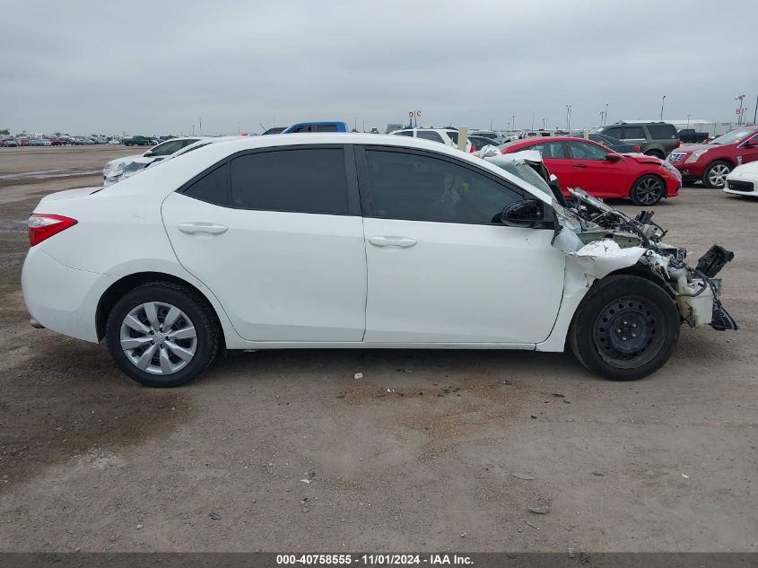 2016 Toyota Corolla Le VIN: 5YFBURHE4GP481064 Lot: 40758555