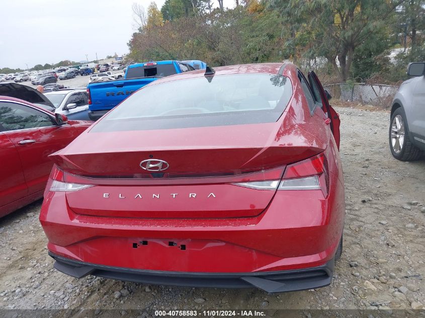 2022 Hyundai Elantra Se VIN: KMHLL4AG3NU357255 Lot: 40758583