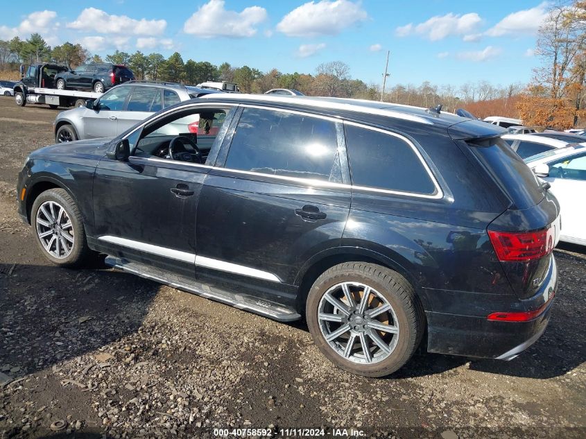 2017 Audi Q7 3.0T Premium VIN: WA1LAAF7XHD024440 Lot: 40758592