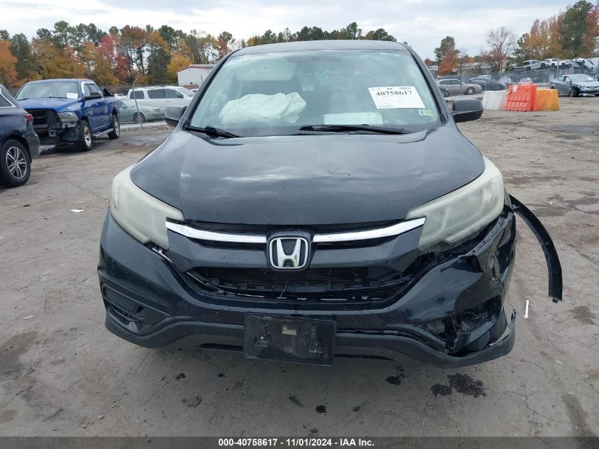 2016 Honda Cr-V Se VIN: 2HKRM4H47GH665212 Lot: 40758617