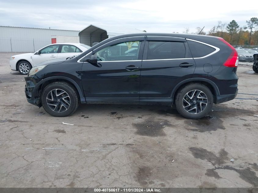 2016 Honda Cr-V Se VIN: 2HKRM4H47GH665212 Lot: 40758617