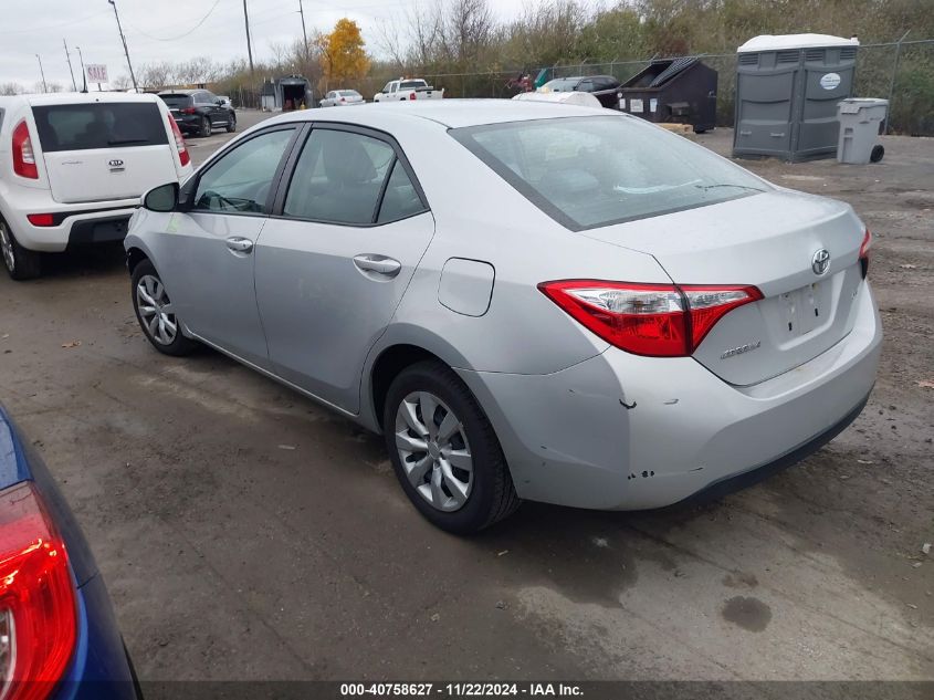 2014 Toyota Corolla Le VIN: 2T1BURHE5EC203755 Lot: 40758627