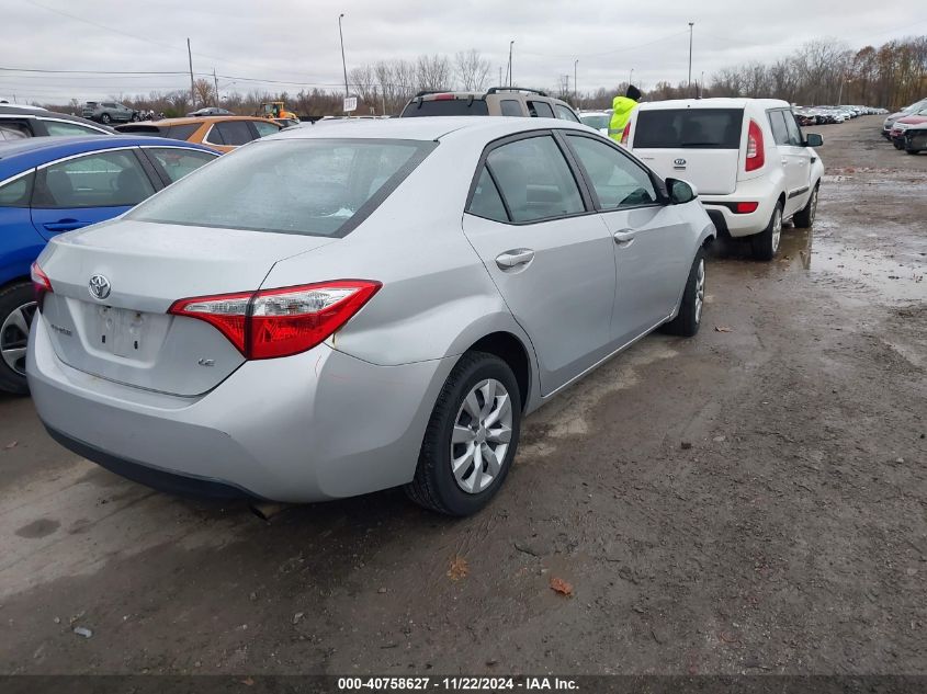 2014 Toyota Corolla Le VIN: 2T1BURHE5EC203755 Lot: 40758627