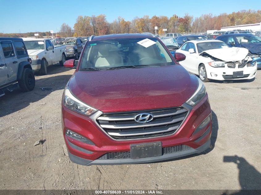 2016 Hyundai Tucson Se VIN: KM8J33A40GU205606 Lot: 40758639