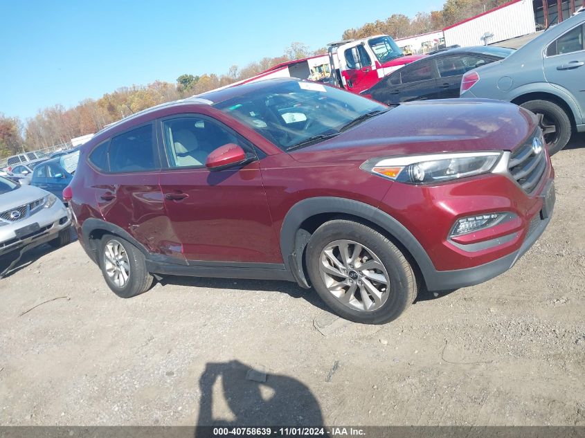 2016 Hyundai Tucson Se VIN: KM8J33A40GU205606 Lot: 40758639