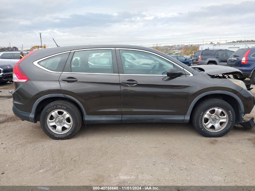 2013 Honda Cr-V Lx VIN: 5J6RM3H36DL025575 Lot: 40758660