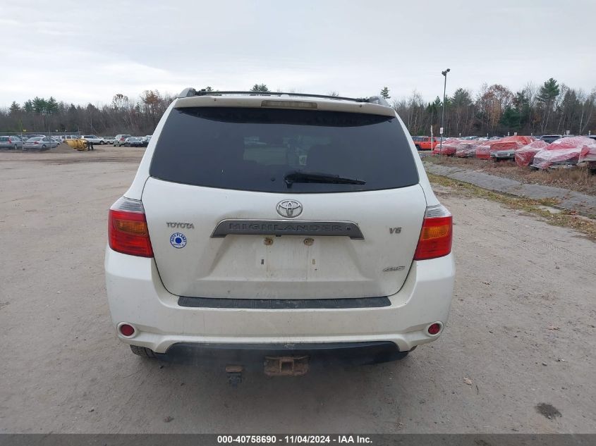 2009 Toyota Highlander Sport VIN: JTEES43A492121266 Lot: 40758690