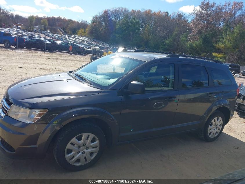 2018 Dodge Journey Se VIN: 3C4PDCABXJT195792 Lot: 40758694