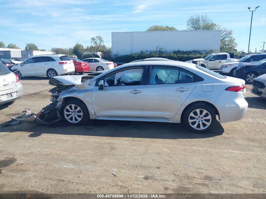 2021 Toyota Corolla Le VIN: 5YFEPMAE7MP155739 Lot: 40758696