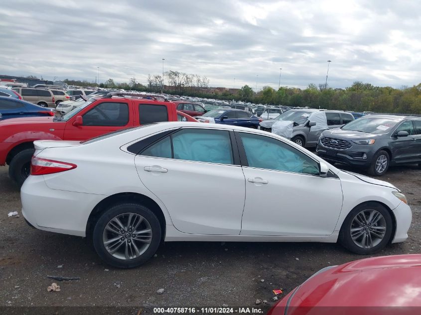 2016 Toyota Camry Se VIN: 4T1BF1FK7GU212950 Lot: 40758716