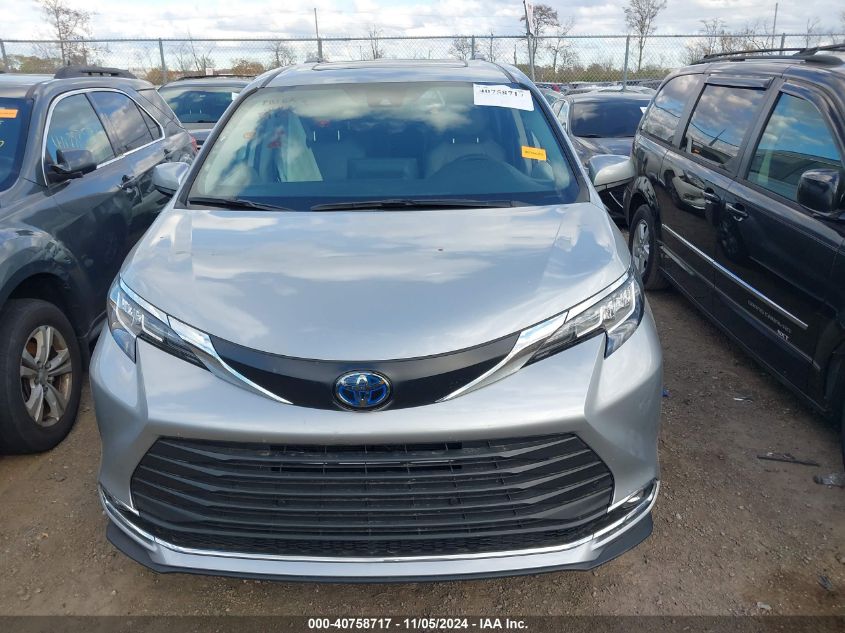 2023 Toyota Sienna Xle VIN: 5TDYRKEC4PS154578 Lot: 40758717