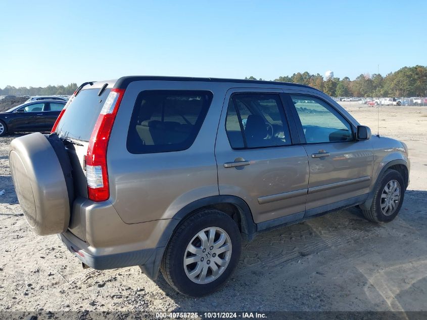 2005 Honda Cr-V Se VIN: SHSRD78925U311597 Lot: 40758725