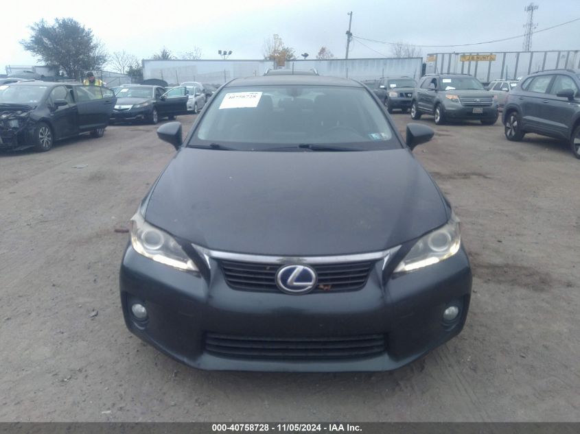 2011 Lexus Ct 200H Premium VIN: JTHKD5BH6B2029845 Lot: 40758728