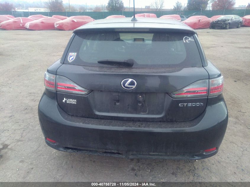 2011 Lexus Ct 200H Premium VIN: JTHKD5BH6B2029845 Lot: 40758728