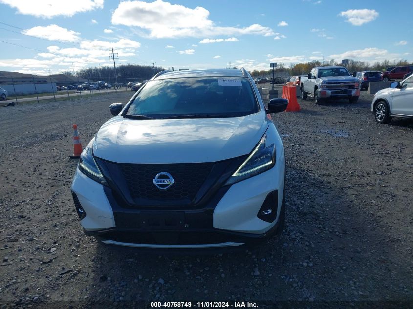 2022 Nissan Murano Sv Intelligent Awd VIN: 5N1AZ2BS9NC130235 Lot: 40758749