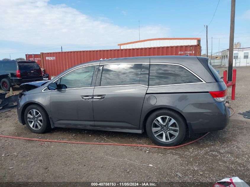 2015 Honda Odyssey Touring/Touring Elite VIN: 5FNRL5H92FB074304 Lot: 40758753