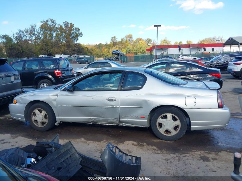 2002 Chevrolet Monte Carlo Ss VIN: 2G1WX15K129293818 Lot: 40758756