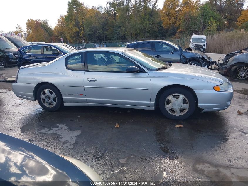 2002 Chevrolet Monte Carlo Ss VIN: 2G1WX15K129293818 Lot: 40758756