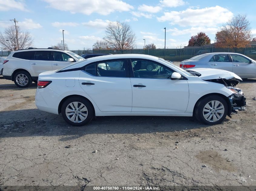 2024 Nissan Sentra S Xtronic Cvt VIN: 3N1AB8BV8RY287292 Lot: 40758760