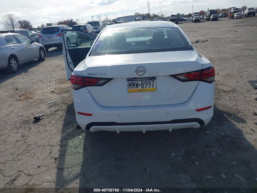 2024 Nissan Sentra S Xtronic Cvt VIN: 3N1AB8BV8RY287292 Lot: 40758760