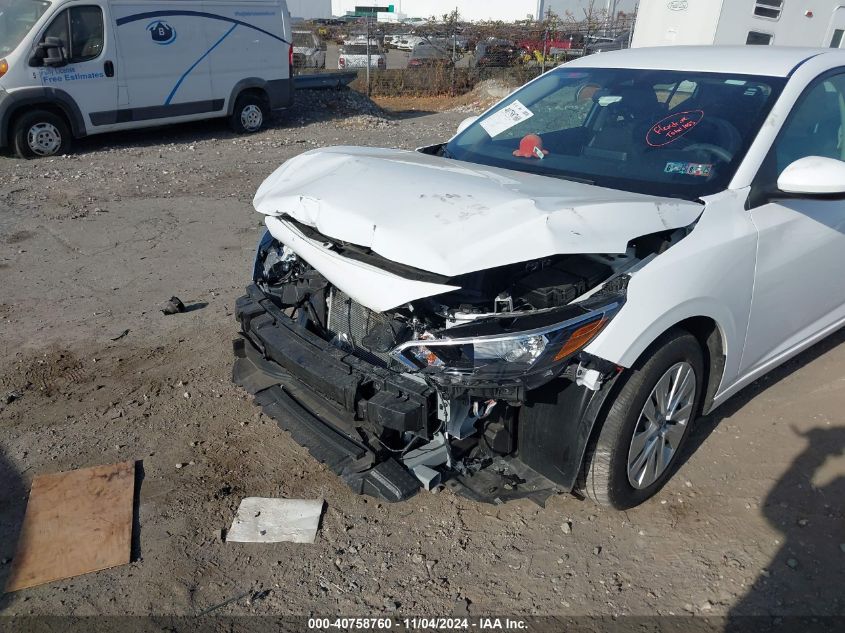 2024 Nissan Sentra S Xtronic Cvt VIN: 3N1AB8BV8RY287292 Lot: 40758760