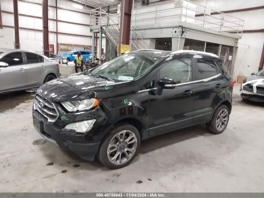 2019 Ford Ecosport Titanium VIN: MAJ6S3KL4KC297729 Lot: 40758843