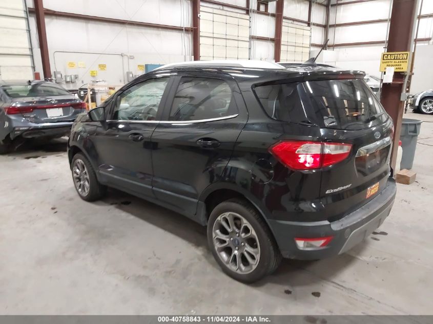 2019 Ford Ecosport Titanium VIN: MAJ6S3KL4KC297729 Lot: 40758843