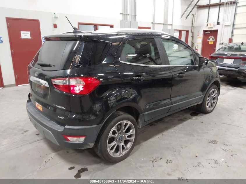 2019 Ford Ecosport Titanium VIN: MAJ6S3KL4KC297729 Lot: 40758843