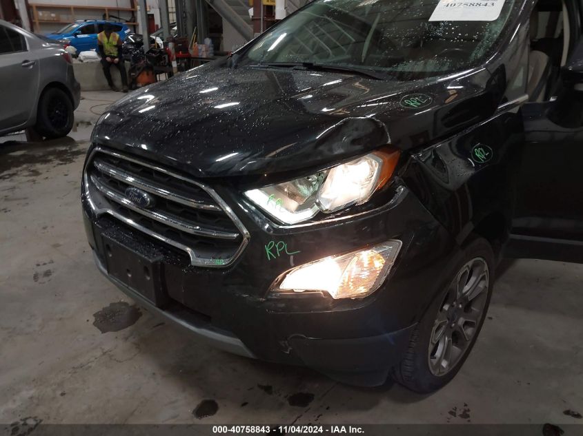 2019 Ford Ecosport Titanium VIN: MAJ6S3KL4KC297729 Lot: 40758843