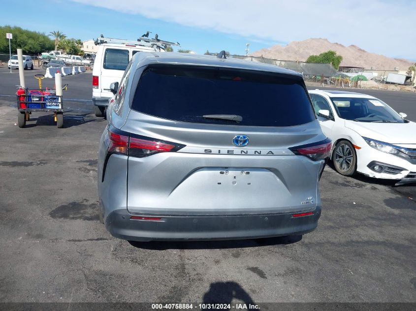 2021 Toyota Sienna Xle VIN: 5TDYRKEC4MS010928 Lot: 40758884