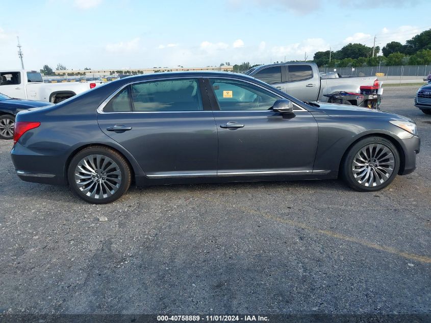 2018 Genesis G90 3.3T Premium VIN: KMHG34JA1JU046866 Lot: 40758889