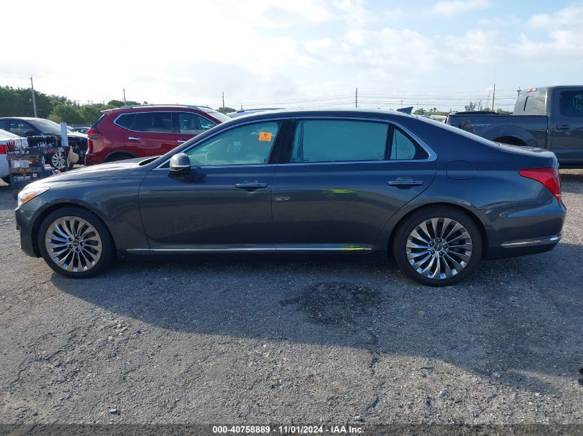 2018 Genesis G90 3.3T Premium VIN: KMHG34JA1JU046866 Lot: 40758889