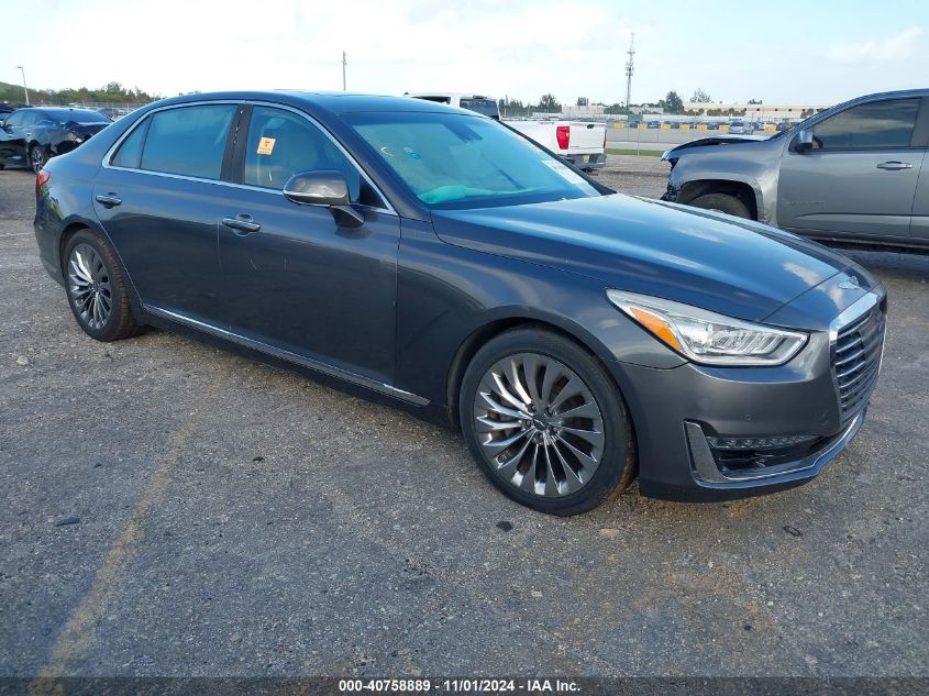 2018 Genesis G90 3.3T Premium VIN: KMHG34JA1JU046866 Lot: 40758889