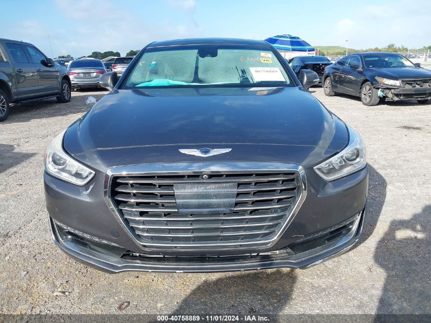 2018 Genesis G90 3.3T Premium VIN: KMHG34JA1JU046866 Lot: 40758889