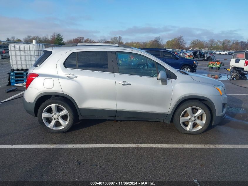 2016 Chevrolet Trax Ltz VIN: 3GNCJMSB0GL165163 Lot: 40758897