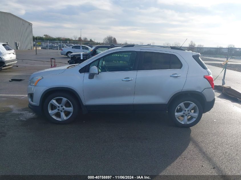 2016 Chevrolet Trax Ltz VIN: 3GNCJMSB0GL165163 Lot: 40758897