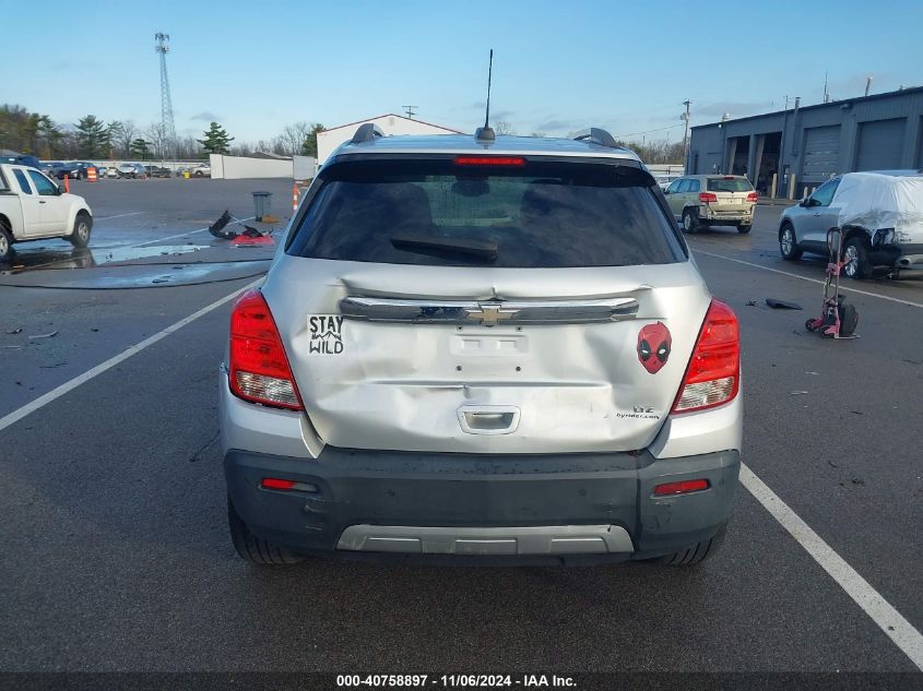 2016 Chevrolet Trax Ltz VIN: 3GNCJMSB0GL165163 Lot: 40758897