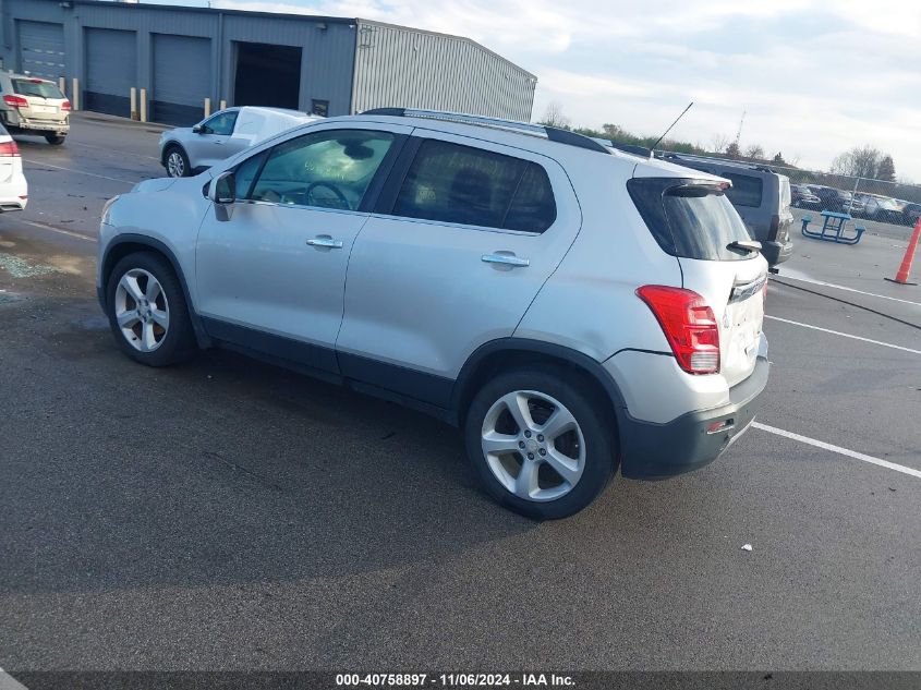 VIN 3GNCJMSB0GL165163 2016 Chevrolet Trax, Ltz no.3