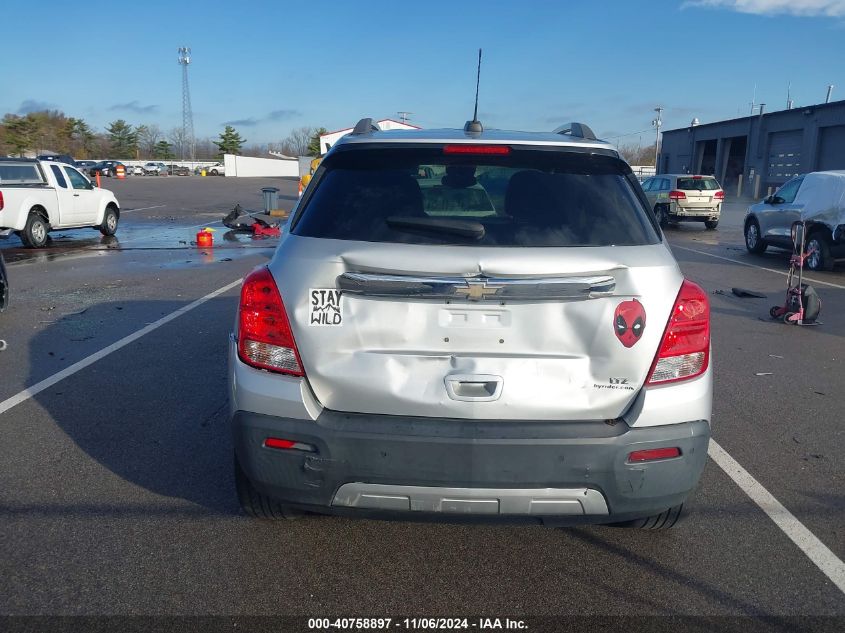 2016 Chevrolet Trax Ltz VIN: 3GNCJMSB0GL165163 Lot: 40758897