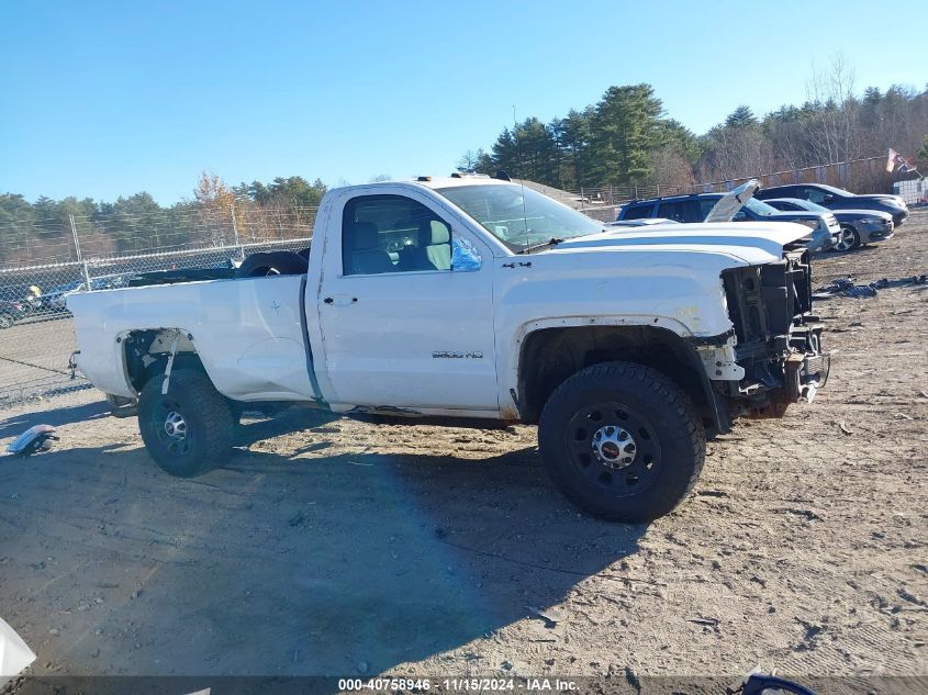 2016 GMC Sierra 2500Hd VIN: 1GT02REG2GZ170631 Lot: 40758946