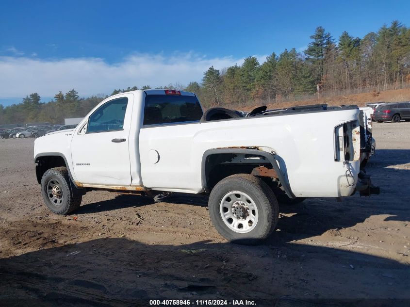 2016 GMC Sierra 2500Hd VIN: 1GT02REG2GZ170631 Lot: 40758946