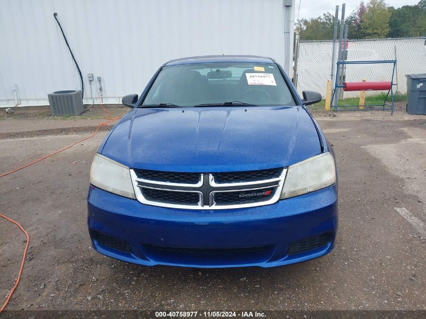 2014 Dodge Avenger Se VIN: 1C3CDZAB7EN225116 Lot: 40758977