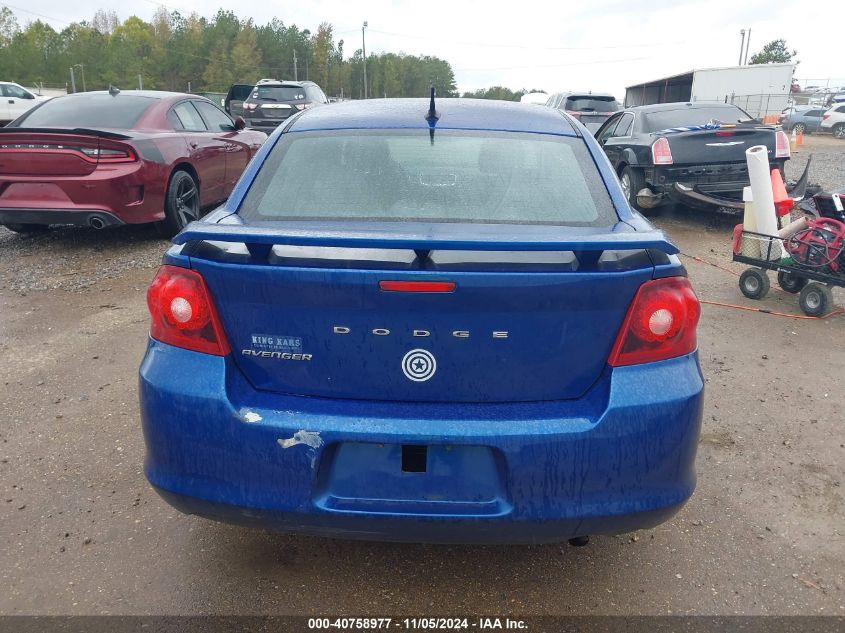 2014 Dodge Avenger Se VIN: 1C3CDZAB7EN225116 Lot: 40758977