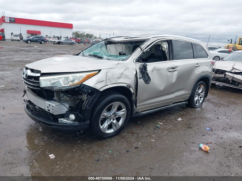 2014 TOYOTA HIGHLANDER LIMITED V6 - 5TDYKRFH3ES015501