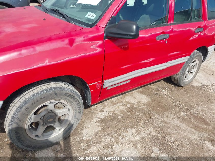 2001 Chevrolet Tracker Hard Top Base VIN: 2CNBE13C616939874 Lot: 40759037