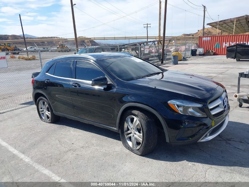 2016 Mercedes-Benz Gla 250 VIN: WDCTG4EB5GJ207668 Lot: 40759044